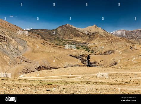 View Of Spiti Valley In Himalayas Stock Photo Alamy