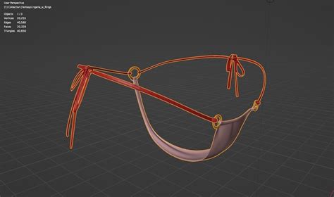 Fantasy Lingerie Base Mesh CC BY D Model CGTrader