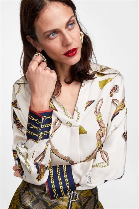 Chain Print Blouse Fashion Fashion Prints Printed Blouse