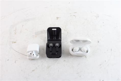 Apple Airpods And Jlab Earbuds 3 Pieces Property Room