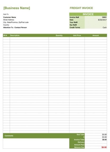 Delivery Order Templates Free Word Templates