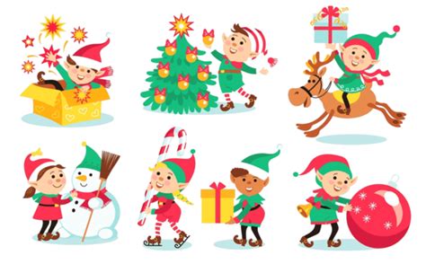 Christmas Elves Png Transparent Images Free Download Vector Files