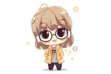 Chibi Girl With Glasses