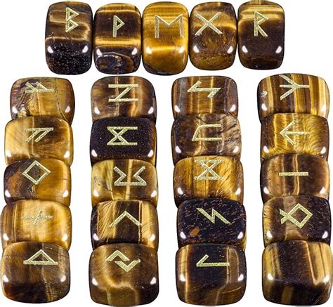 Amazon Mookaitedecor Rune Stones Set With Engraved Elder Futhark