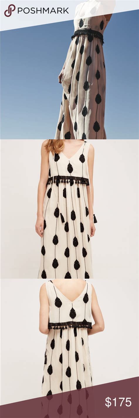 Anthropologie Embroidered Medallion Maxi Dress Maxi Dress