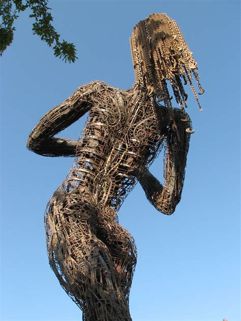 Rebar Woman Sculpture Flickr Photo Sharing