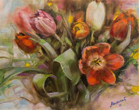 Famous Tulip Painting at PaintingValley.com | Explore collection of ...