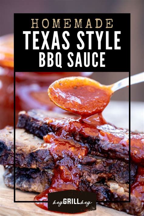 Texas BBQ Sauce - Hey Grill, Hey | Recipe | Sweet and spicy bbq sauce ...