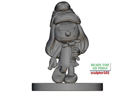 Artstation The Smurfs Smurfette 3d Print Model Resources