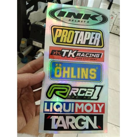 Jual Stiker Brand Sponsor Sticker Pack Ink Protaper Hologram Shopee