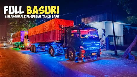 Dump Trailer Hino Sg Mbois Muatan Batu Kapur Full Klakson Basuri V