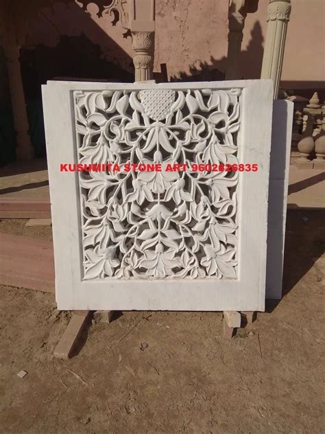 White Marble Stone Jali Thickness Inch At Rs Sq Ft In Dausa