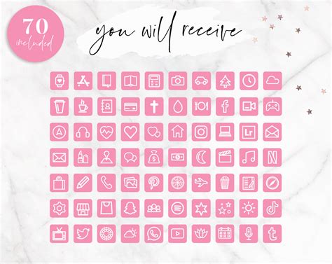 Hot Pink Iphone Icons 20 Free Raster Icons In Social Media Added On