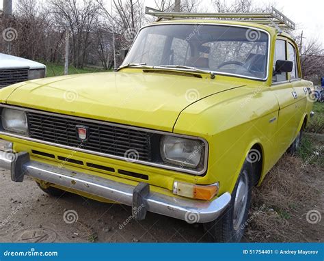 Old Soviet Car Moskvich 2140 Editorial Photo - Image of moskvich ...