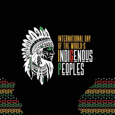 Premium Vector International Day Of Worlds Indigenous Peoples