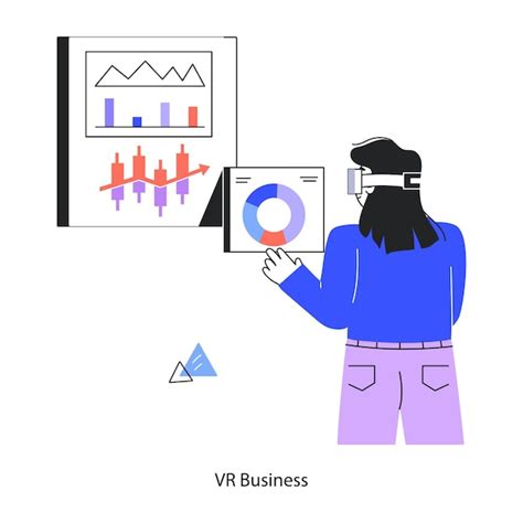 Premium Vector Customizable Linear Mini Illustration Of Vr Business