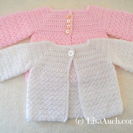 Sweet Sugar Crochet Baby Cardigan Easy Free Pattern Artofit