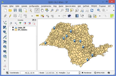 Como Obter As Coordenadas De Pontos No Qgis Clickgeo Cursos E