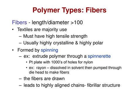 Ppt Chapter Polymers Characteristics Applications And