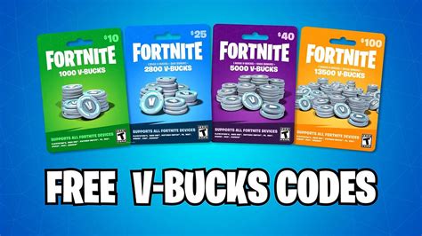 Fortnite Free V Bucks Codes V Bucks Codes Updates