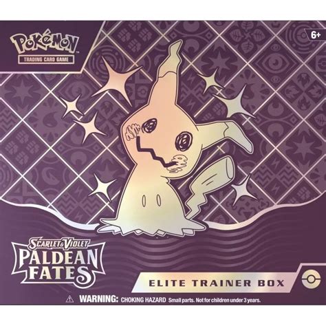 Pokemon Scarlet And Violet Paldean Fates Elite Trainer Box Canada Card World