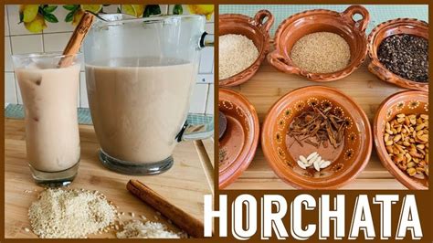 CÓMO HACER HORCHATA SALVADOREÑA LA RECETA AUTENTICA Receta de