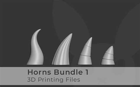 Horns Bundle Pack 1 3D Model Stl Files - Etsy