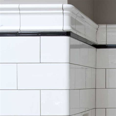 Flat Edge Tile Classic Subway Tile Tile Moldings And Accessories