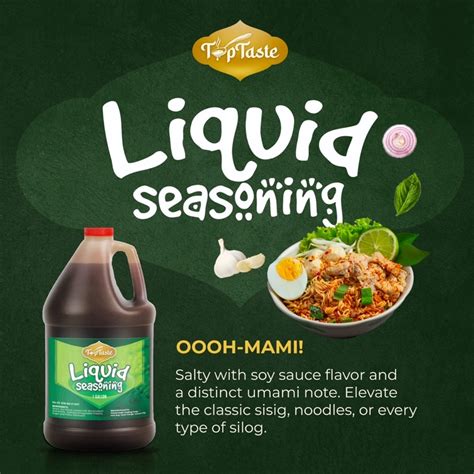 Liquid Seasoning 1 Gallon Top Taste Shopee Philippines