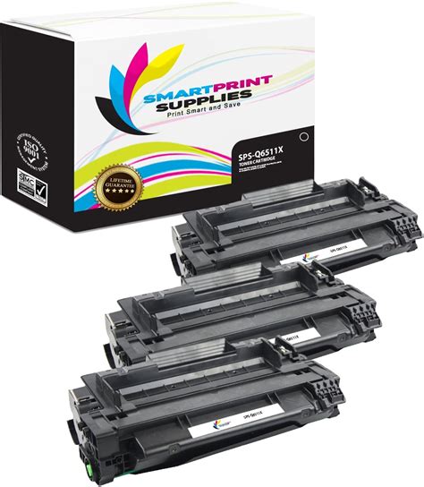 Smart Print Supplies Compatible 11x Q6511x Black High Yield Toner Cartridge