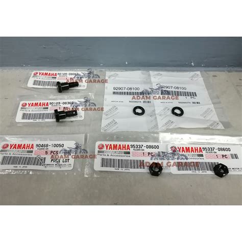 Yamaha Rxz Skru Tension Bar Atas Bawah Full Set Original Japan Shopee