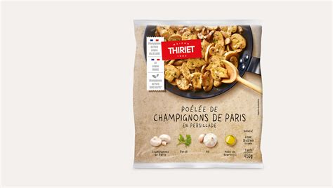 Po L E De Champignons De Paris En Persillade Surgel S Maison Thiriet