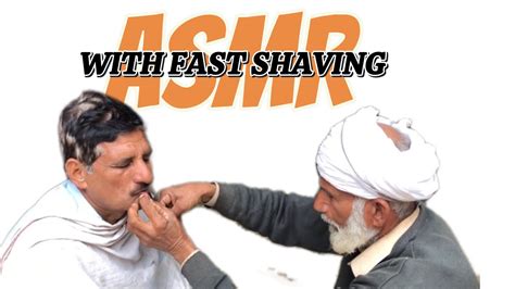 Asmr With Fast Shaving ASMR WITH OLD BARBER YouTube