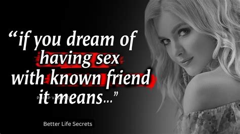 If You Dream Of Having Sex With… Psychologyfacts Youtube