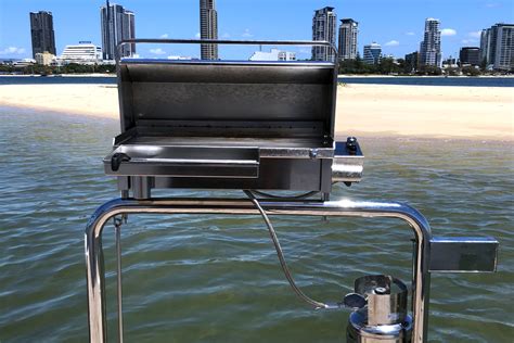 Marine Boat Bbq Grill - Kuuma 125 Boat BBQ Grill 12" x 6" SS Food TRAY ...