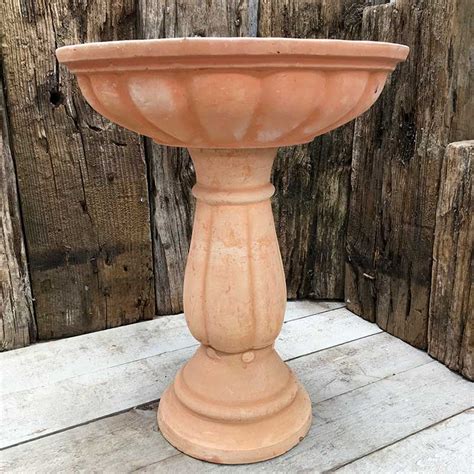 Classic Terracotta Bird Bath Markeaton Garden Centre