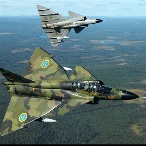 Saab Viggen Nick Paints Surrey Based Artist