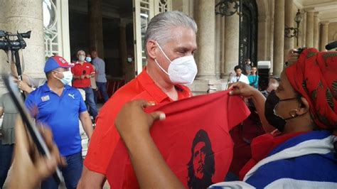 Miguel Díaz Canel participó de una marcha antiimperialista MDZ Online