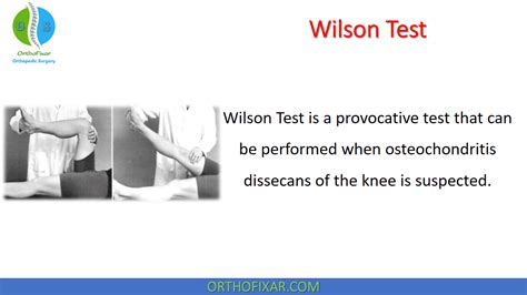 Wilson Test Easy Explained OrthoFixar 2022 Orthotics And