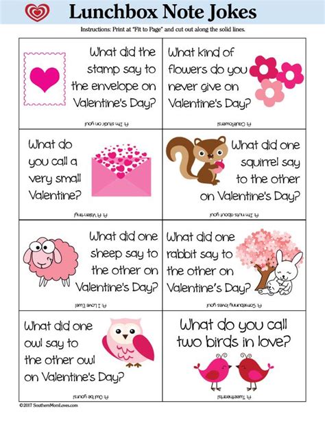 Printable Valentine Joke Cards - Printable Cards