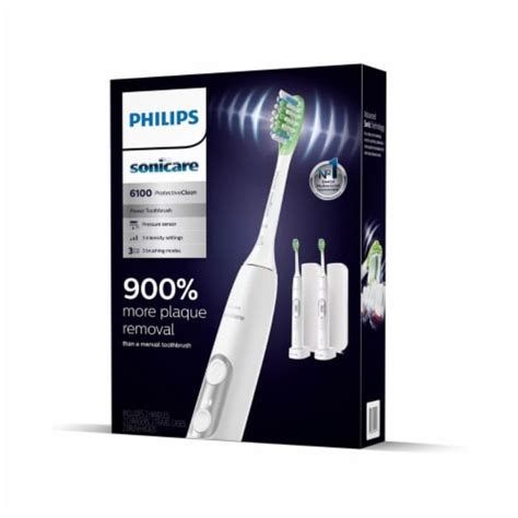 Philips Sonicare 6100 Protectiveclean Power Toothbrush 2 Pack 1 Unit