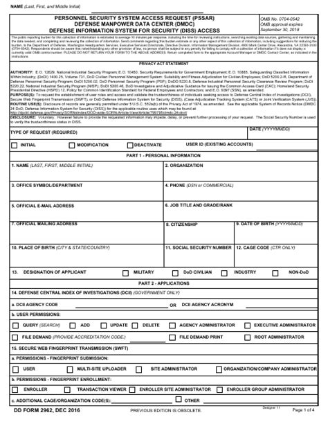 Dd Form 2962 Fill Out Sign Online And Download Fillable Pdf