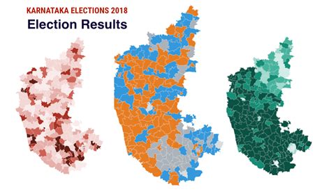 Karnataka Assembly Elections 2018 Live Constituency Wise Results Map Indian Express