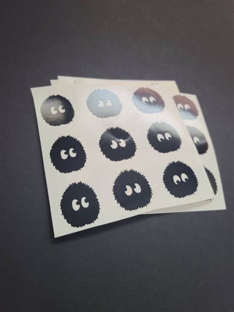 Soot Sprite Vinyl Sticker Sheets Etsy