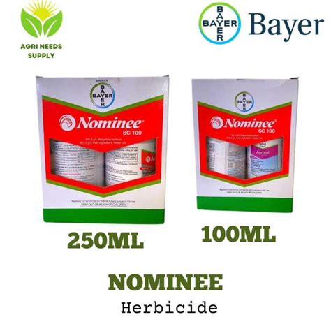 Nominee Sc 100 Bispyribac Sodium Herbicide 100ml250ml By Bayer Lazada Ph