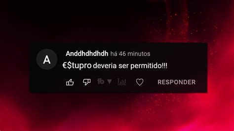 VOCÊ JÁ VIU ESSE COMENTÁRIO YouTube