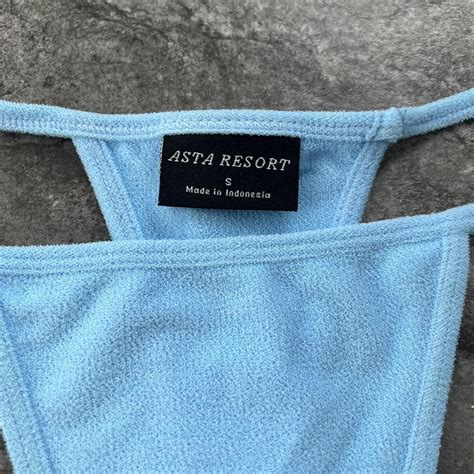 Asta Resort Bikini Set Beautiful Baby Blue Depop