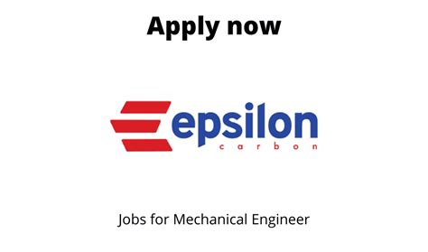 Epsilon Carbon Hiring | Technician - Mechanical | Diploma in Mechanical ...