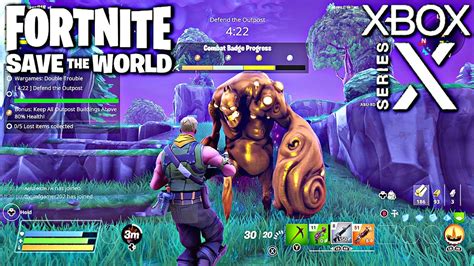 Fortnite Save The World Xbox Series X Gameplay Youtube