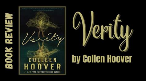 Book Review Of Verity By Colleen Hoover